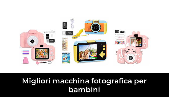 1080p Faburo Set di fotocamera digitale per bambini blu con scheda di memoria Micro SD da 32 GB 