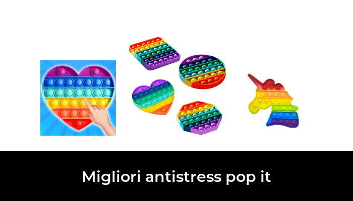 Fidget Toys Set Fidget Toys Kit per Regali per Feste Ricompense per l'aula Gadget di Compleanno per Bambini Giochi Premi Allevia Lo Stress e l'ansia 