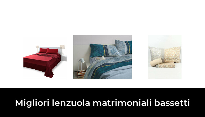 Completo Letto 100% Cotone, lenzulo sotto + sopra + 2 federe Aragon Bassetti Lenzuola Matrimoniale Blu