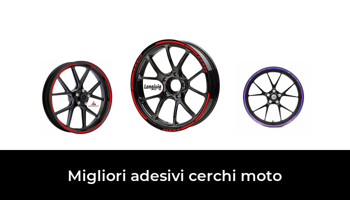 stickers wheels Kit adesivi cerchi Modello GP Per tutte ruote da 17 pollici