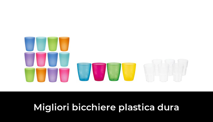 infrangibili di plastica dura adatti per microonde e lavastoviglie UNISHOP Set di 12 bicchieri da 360 ml di capacità Rosa 