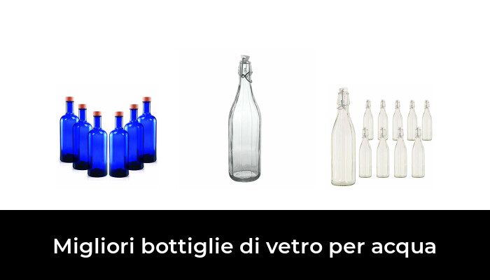 GTBITALY San Giuseppe Bottiglia bottiglietta in Vetro con Tappo Argento per Acqua Santa con Stampa UV Ultra violetti