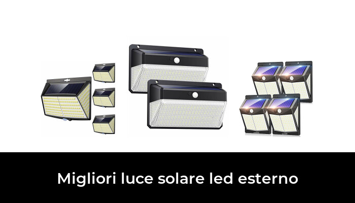 Prato T-SUN 54 LED Luci Solari da Esterno 6000K Wireless Lampada Solare da Giardino con 2 Livelli di Luminosità Sentiero IP65 impermeabile Lampada Solare da Sicurezza per Giardino 
