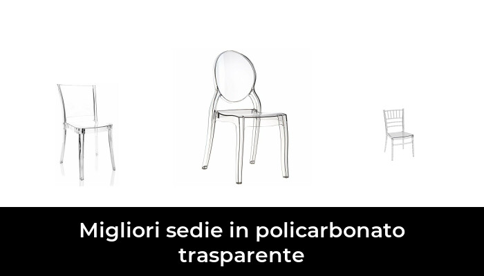 48 Migliori sedie in policarbonato trasparente nel 2022 [Secondo 847 Esperti]