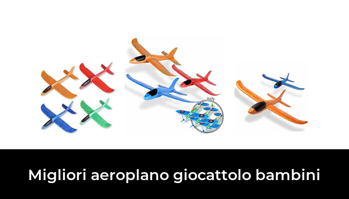 Schiuma Modello di Aereo dei Bambini Blu + Arancione + Rosa + Verte Giocattolo per Bambini Queta 4 Pezzi Aerei Alianti in Volo Giochi Allaperto Aliante Manuale Lanciare