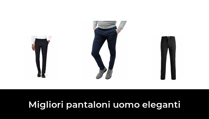 Pantalone Uomo Classico In Fresco Lana Elegante Vita Alta Gamba Larga 46 48 50 5