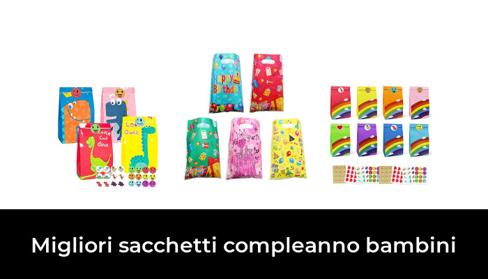 feste di compleanno per bambini sacchetti di carta per caramelle 24 pezzi Sacchetti regalo colorati con 60 adesivi Sacchetti di caramelle per confezionare regali omaggi Mizijia Sacchetti di carta 