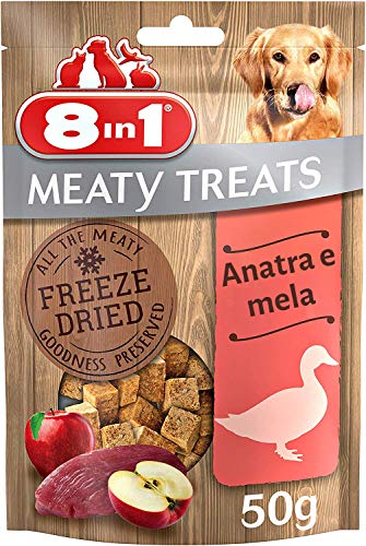 8in1 Snack di Carne Liofilizzati con Anatra e Mela, 50 g