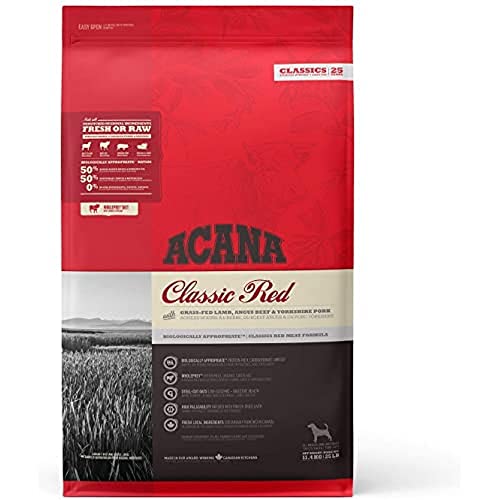 ACANA Classic Classic Red kg. 11,4 Alimenti Secchi Monoproteici per...