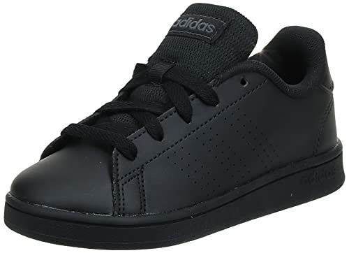 adidas Advantage K, Scarpe da Tennis, Core Black Core Black Grey Six, 36 EU
