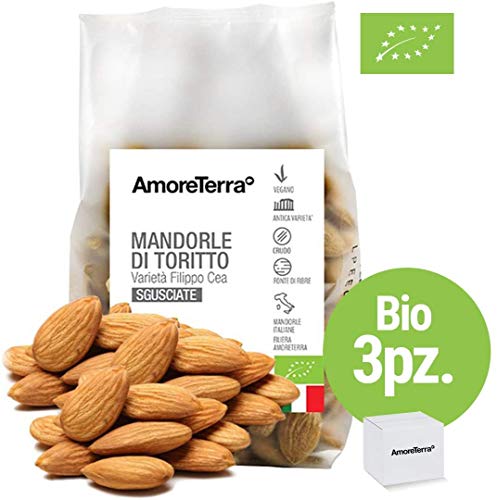 AmoreTerra Mandorle BIO di Toritto, 250g, esclusive, italiane, gust...