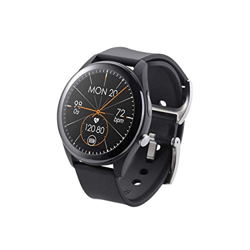 ASUS VIVOWATCH SP Smartwatch con sistema intelligente di monitoraggio della salute, Nero