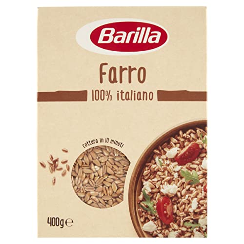 Barilla Cereali Farro in Chicchi per una Cottura Veloce, Ricco di Proteine e Fibre - 400 gr