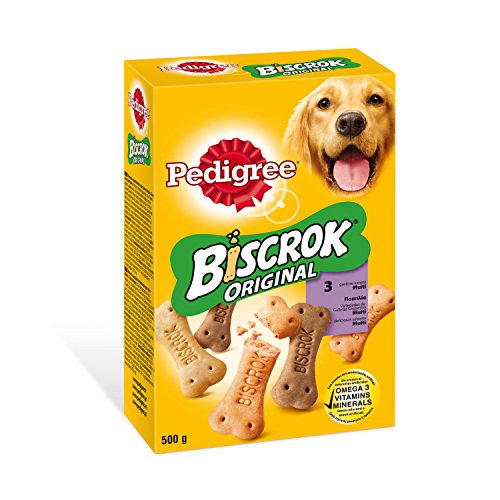 Biscrock - Biscotti per cani da coccolare, 500 g, confezione da 12...