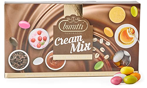 Buratti Confetti Tenerezze Cream Mix - Pacco da 1000 Grammi...