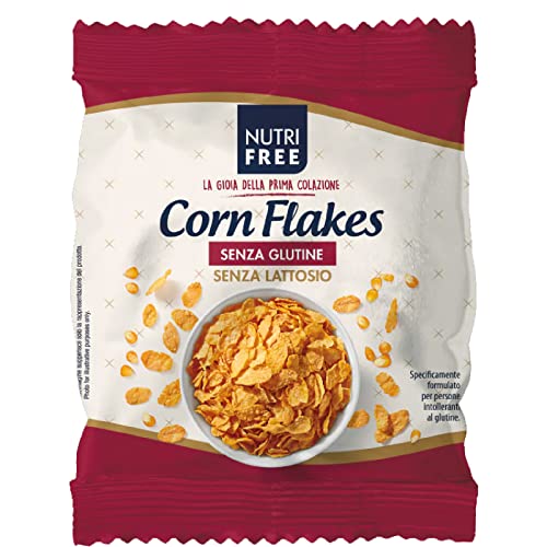 Cereali NutriFree Corn Flakes 20 Pacchetti da 25 g Senza Glutine Mo...