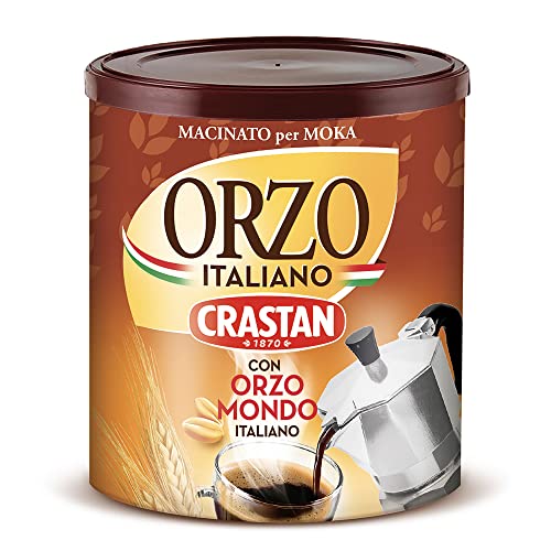 Crastan Orzo Tostato e Macinato per Moka - Espresso - Infusione - C...