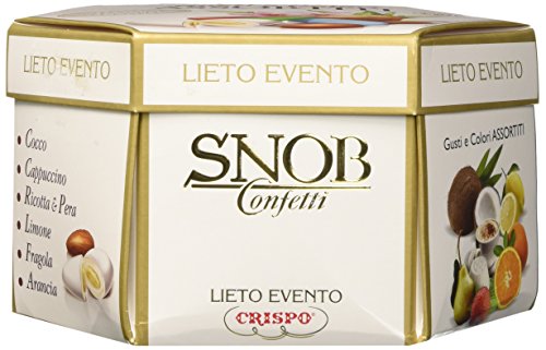 Crispo Confetti Snob Lieto Evento - Gusti e Colori Assortiti - 500 g