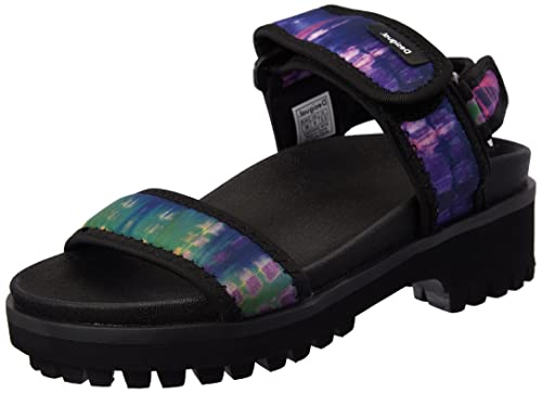 Desigual Shoes_Track Sandal, Piatti. Donna, Multicolore, 37 EU