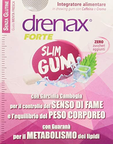 Drenax Forte Slim Gum 9 Chewing Gum, 21 gr
