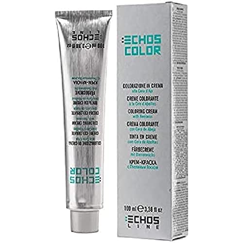 Echosline Echos Color Crema Colorante Professionale – Tinta Capelli Biondo Scuro Cenere Intenso (6.11) - 100 ml