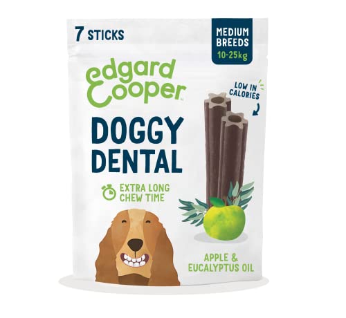 Edgard & Cooper Biscotti per Cani Snack per Cane Medio Dental Stick...