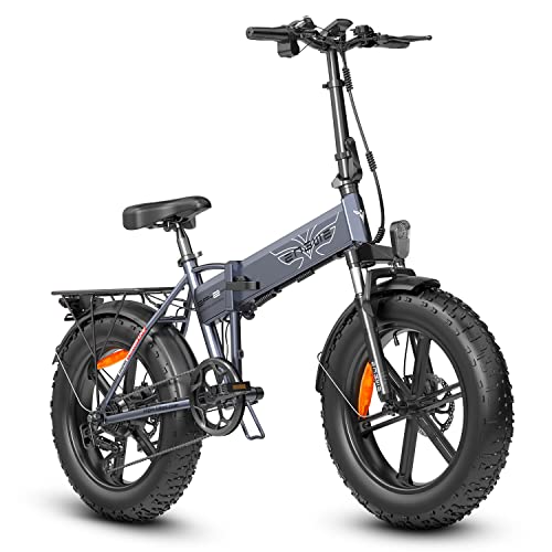 Fafrees Bicicletta Elettrica Pieghevole da 250W-750 W 48V 13Ah Batteria Rimovibile per Adulti Bici Elettriche da neve da Spiaggia, Velocità Massima di Viaggio 25 km h