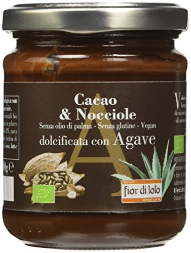 Fior Di Loto Crema Spalmabile Cacao E Nocciole Bio Dolcificata Con Agave - 200 gr