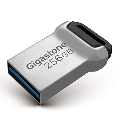 Gigastone 256 GB Chiavetta USB 3.1, Z90 Serie, Velocità e prestazioni affidabili, Ideali per PC Computer Mac, Compatibile con interfaccia USB 2.0   3.0, Impermeabile in metallo, Mini e robusto