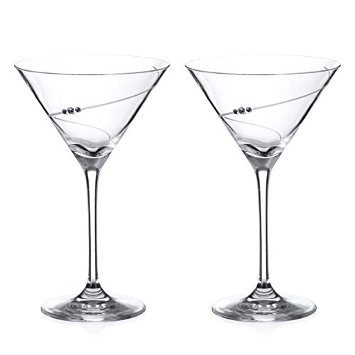 Katy Craig - Coppia di bicchieri da cocktail a forma di  Silhouette...