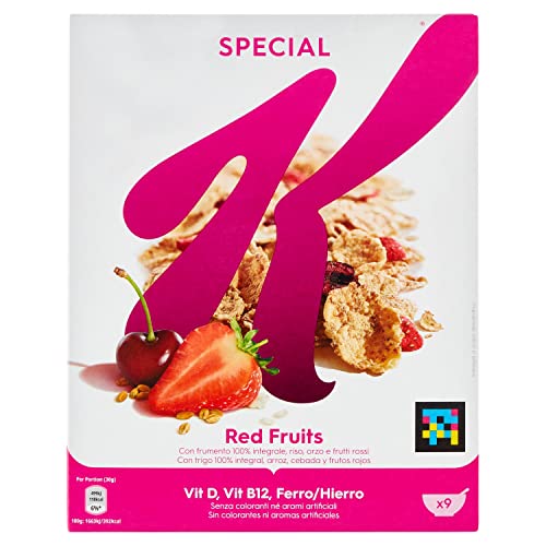 Kellogg s Cereali Integrali con Frutti Rossi, 290g