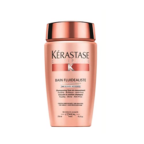 Kerastase Discipline - Bain Fluidealiste - Morpho-Keratine - Shampoo per per i capelli crespi e indisciplinati, 1 x 250 ml
