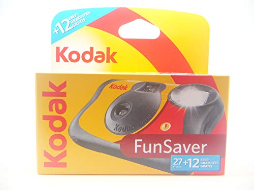 Kodak FUNFLASH 39 - Macchina fotografica usa e getta, con flash, 27 + 12 foto