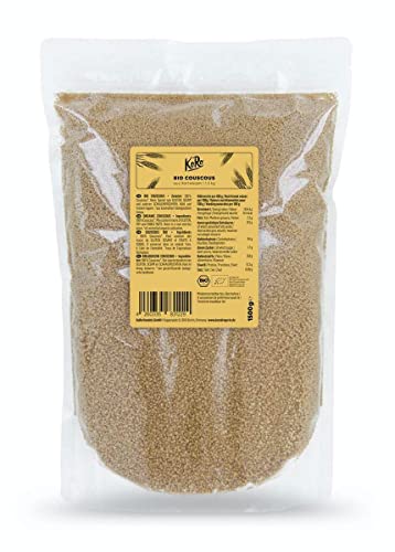 KoRo - Cous cous bio 1,5 kg - couscous di semola di grano duro biologico, senza additivi e senza conservanti, ideale per primi piatti e contorni, cottura veloce
