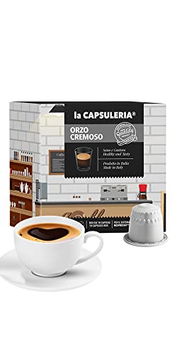 La Capsuleria - Caffè d ORZO CREMOSO (80 Capsule) compatibili con Nespresso