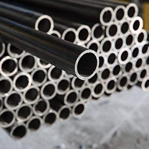M.P. Metalli tubolare tubo tondo in ferro liscio grezzo diametro Ø 33 mm spessore 2 mm misura 2 mt   2000 mm Made in Italy