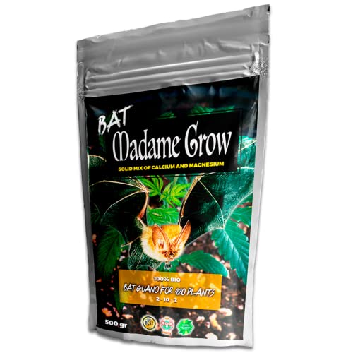 MADAME GROW - Concime organico - Guano - BAT MADAME GROW - (500g)...