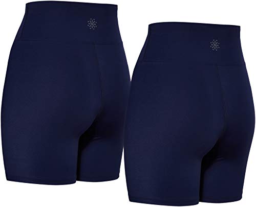 Marchio Amazon - AURIQUE Pantaloncini da Ciclismo Donna, Blu (navy)...