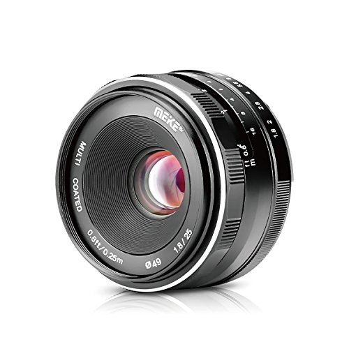 Meike MK 25mm F1.8 Large Aperture Wide Angle Lens Manual Focus Lens...