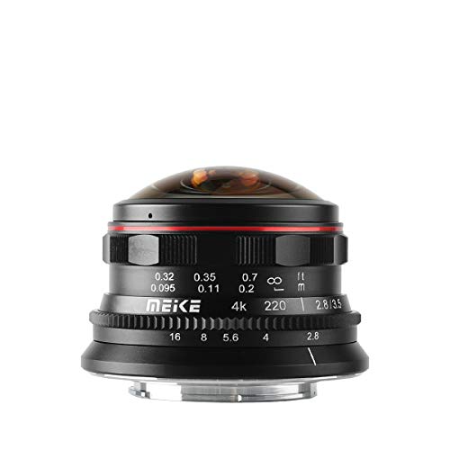 Meike MK-3.5mm f2.8 Ultra Wide Circular Fisheye Lens for Olympus Pa...
