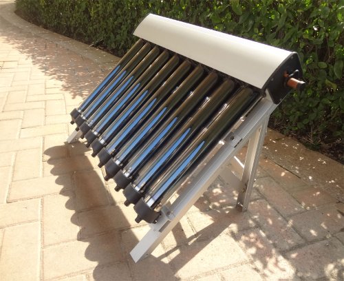 MISOL Solar Collector of Solar Hot Water Heater with 10 Evacuated Tubes Heat Pipe Vacuum Tubes, New Collettore Solare di Solar Hot Water Heater Tubi sottovuoto Calore Tubi Tubo Vuoto