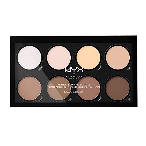 NYX Professional Makeup Palette Contouring Highlight&Contour Pro, C...