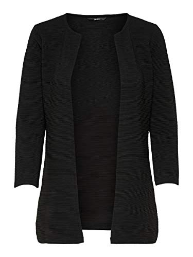 ONLY Long Loose Cardigan, Black, M Donna...