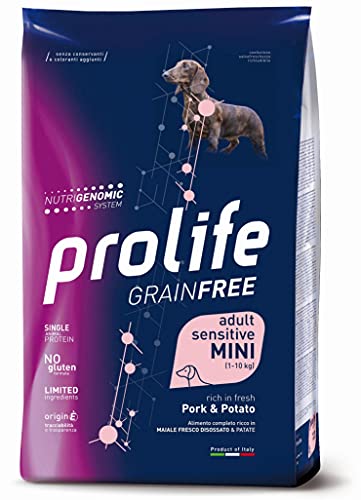 Prolife Grain Free Adult Sensitive Maiale & Patate - Mini - Confezi...