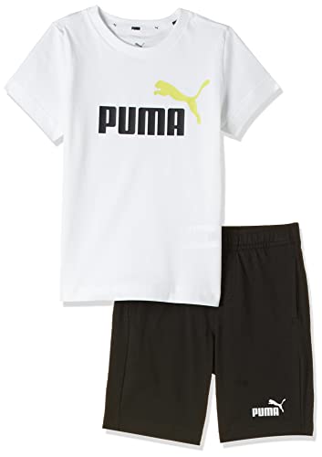 PUMA Short Jersey Set B Tuta, Bianco, 8 Anni Bambine e Ragazze...