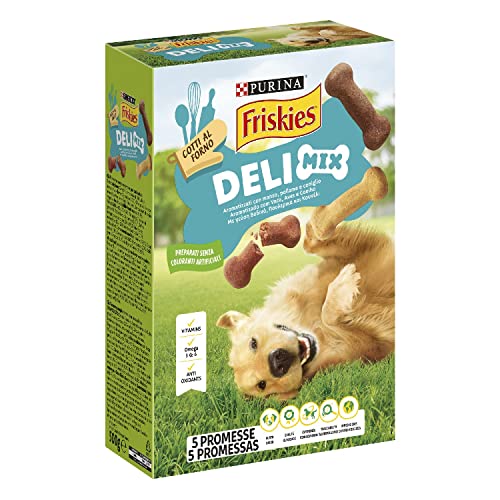 Purina Friskies DeliMix Biscotti per Cane Manzo, Pollo e Selvaggina...