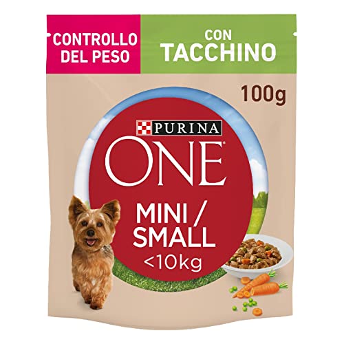 Purina One Mini cibo Umido per Cani Bocconi in Salsa per il Controllo del Peso, 20 Buste da 100 g