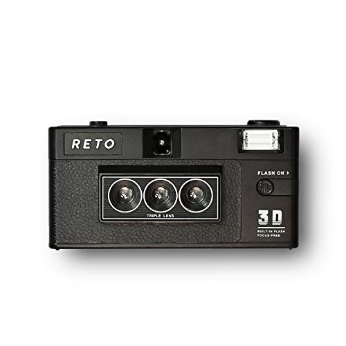 RETO 3D Classic – Fotocamera 3D – Effetto Mursa Masa – Foto 3D – Alternativa a Nishika N8000 e Nimslo 3D – Retro 3D