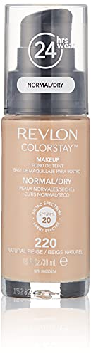 Revlon Colorstay - Fondotinta per pelli normali grasse, 30 ml, marrone chiaro