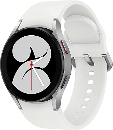 Samsung Galaxy Watch4 BT 40mm Orologio Smartwatch, Monitoraggio Salute, Fitness Tracker, Batteria lunga durata, Bluetooth, Silver, 2021 [Versione Italiana]